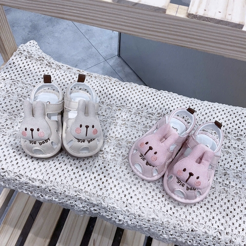 KB - Dép tập đi đính mặt thỏ(16-20)