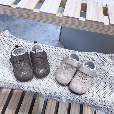 KB - Giày tập đi da lộn quai dán(17-27)