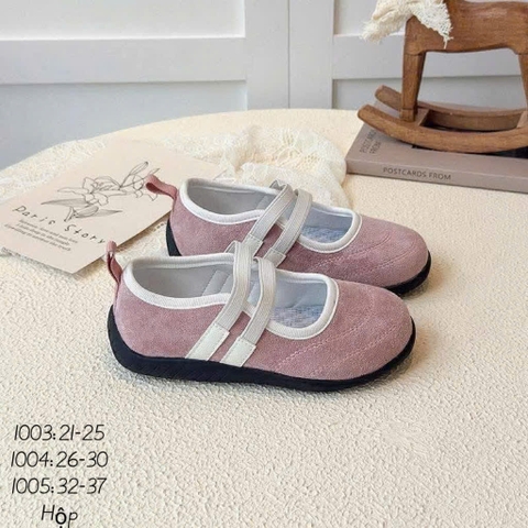 KB - Giày bệt mũi tròn da lộn(26-35)