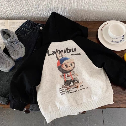 BK - Áo nỉ kéo khoá LABUBU (90-160)
