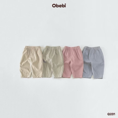 OBEBI - Quần gió dáng Baggy (73-120)