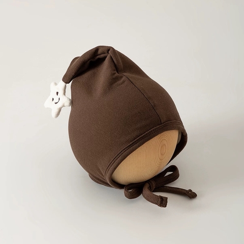 BK - Mũ buộc dây ngôi sao(3-8M)