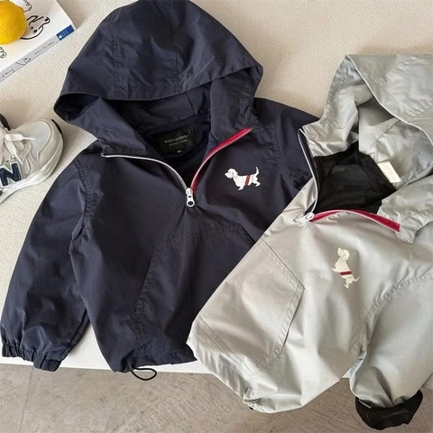 BK - Áo gió in hoạ tiết cún Thom(90-140)