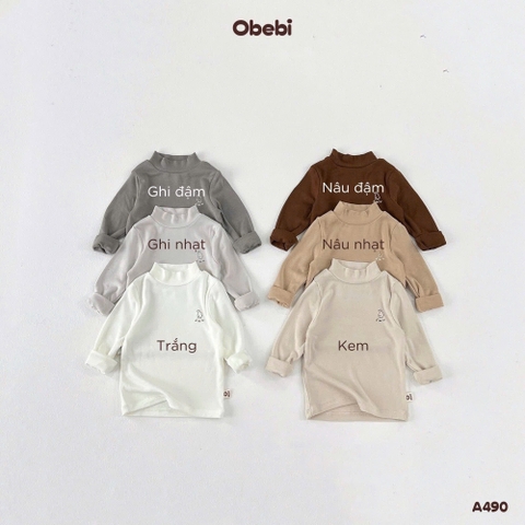 OBEBI - Áo thun giữ nhiệt cổ cao(66-120)