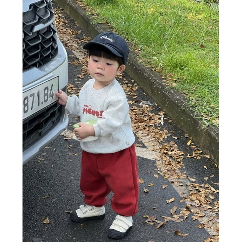 OBEBI - Bộ nỉ quần phối màu(73-120)