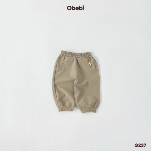 OBEBI - Quần gió gấu bo rib(73-120)