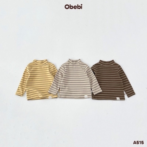 OBEBI - Áo thun giữ nhiệt kẻ (66-120)