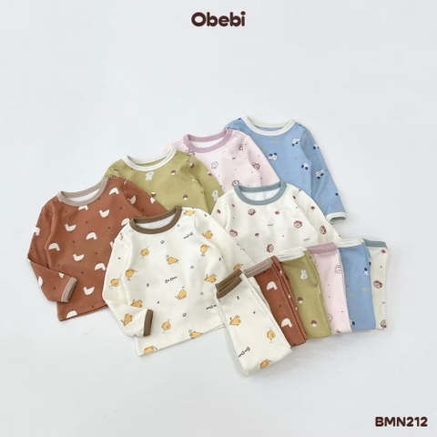OBEBI - Bộ mặc nhà hoạ tiết OBEBI (66-120)
