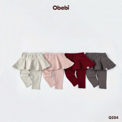 OBEBI - Quần legging giả váy ( 73-120)