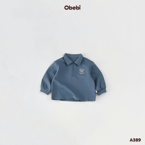 OBEBI - Áo Polo cổ khoá(80-120)