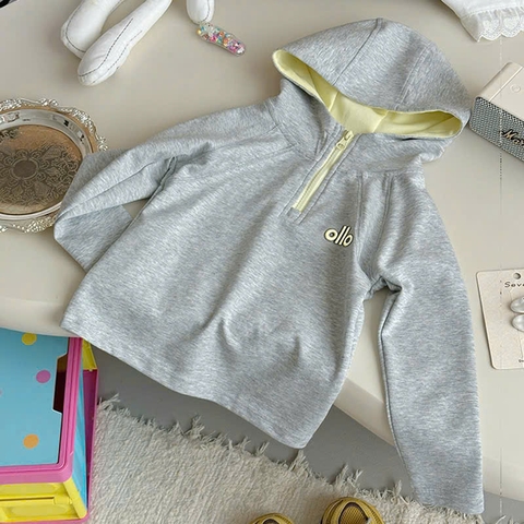 BK -Áo Hoodie ALO xám(90-150)