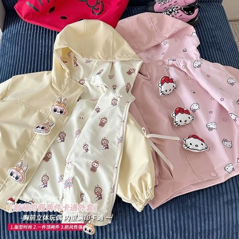 BK - Áo khoác gió in hình(90-150)