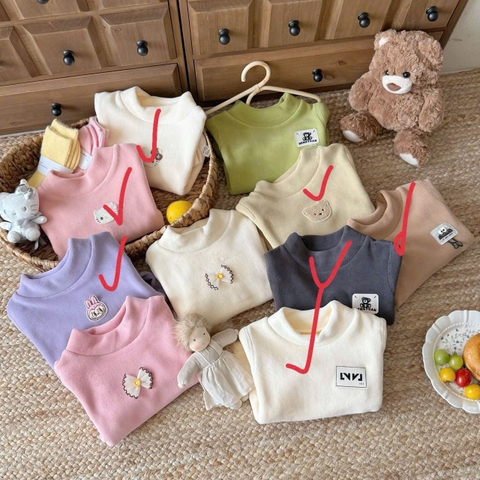 BK - Áo giữ nhiệt lót bông in hình(80-140)