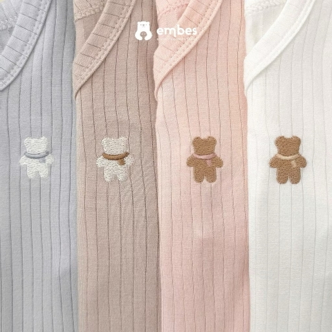 EMBES - Set newborn cài chéo teddy bear(NB)