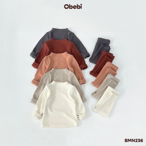 OBEBI - BỘ MẶC NHÀ CỔ LIỀN MÁC SAU GÁY