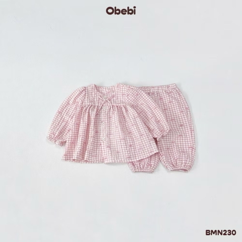 OBEBI - Bộ mặc nhà Pyjama bé gái(73-120)
