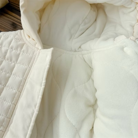 TMT - Áo khoác chần bông hoạ tiết gấu Puppy(73-100)