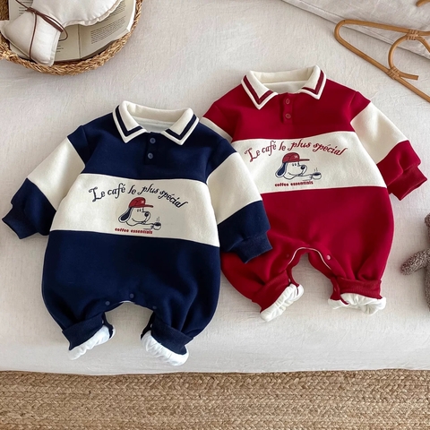 Bk - Body nỉ cổ POLO lót nhung in cún(66-90)