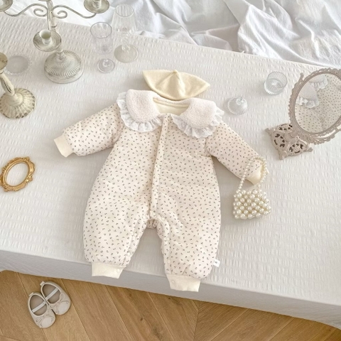 BK - Body lót nỉ hoa nhí cổ bèo(66-90)