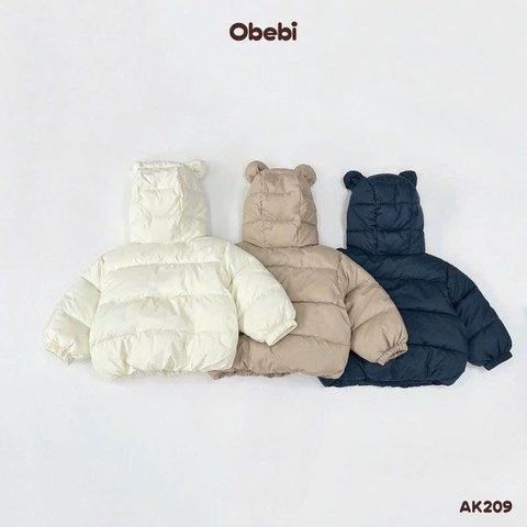 OBEBI - Áo khoác phao tai Gấu(73-120)