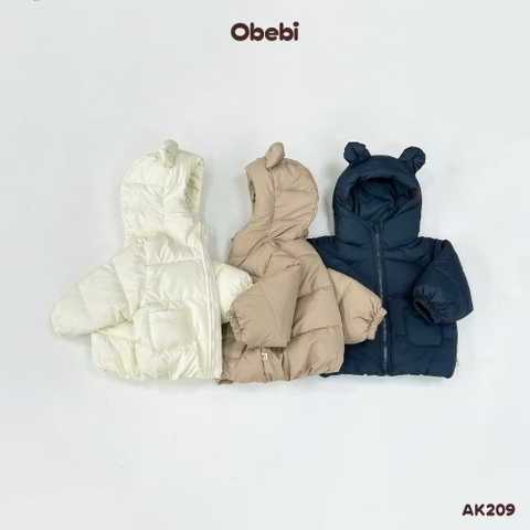 OBEBI - Áo khoác phao tai Gấu(73-120)