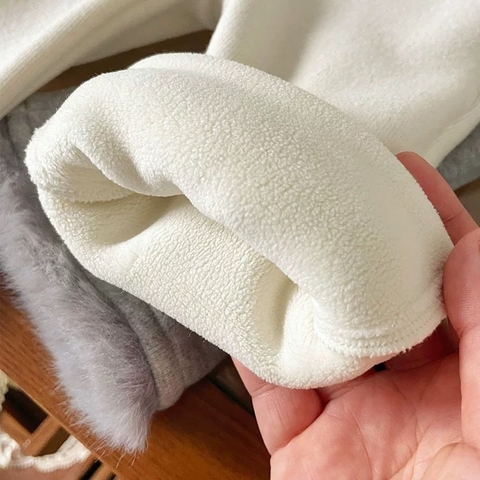 BK - Quần ống loe gấu lông lót nỉ(80-130)