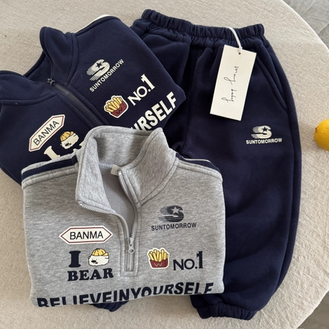 BK - Bộ nỉ No.1 lót nỉ(80-140)