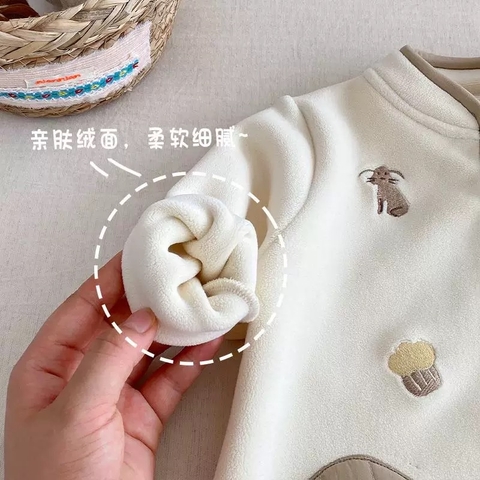 KB - Body nỉ lót nỉ in hình ngôi nhà(66-90)