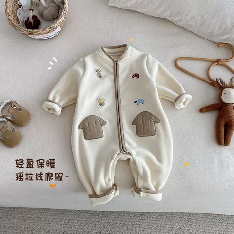 KB - Body nỉ lót nỉ in hình ngôi nhà(66-90)