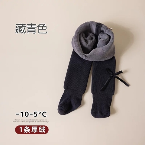 BK - Quần tất lót nỉ đính nơ(S-XXL)