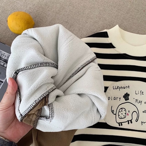 LB - Quần Kaki lót nỉ (80-130)