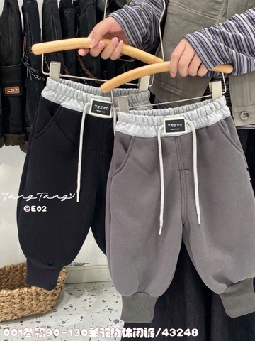 LB - Quần nỉ lót lông E02(90-130)