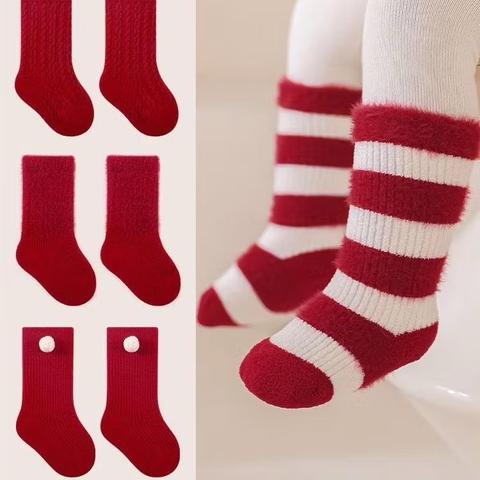 JS - Tất lông đỏ(XS,S)