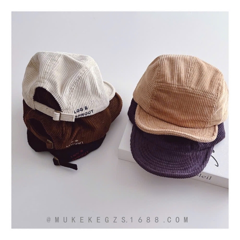 TL - Mũ lưỡi trai nhung(3-8Y)