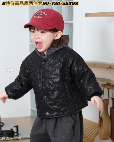 LB - Set áo khoác da hoạ tiết sao(5-13)