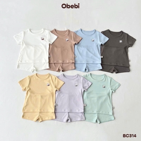 OBEBI - Bộ cộc vải gân sợi tre OBEBI (66-120)