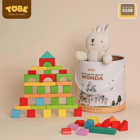 TOBE - BỘ ĐỒ CHƠI XẾP HÌNH GỖ WONDA