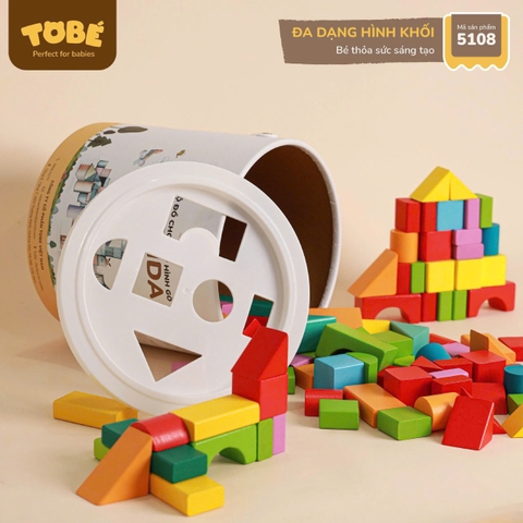 TOBE - BỘ ĐỒ CHƠI XẾP HÌNH GỖ WONDA