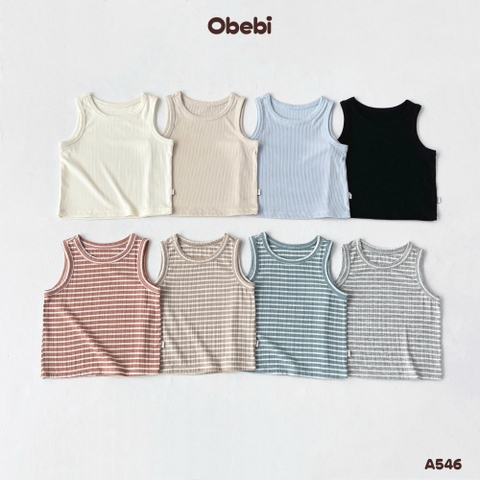 OBEBI - Set 2 áo ba lỗ thời trang OBEBI (73-120)