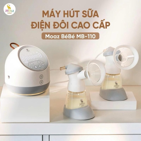 MOAZ - MÁY HÚT SỮA ĐIỆN ĐÔI CAO CẤP MB-110