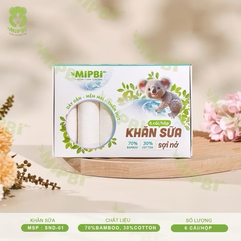 MIPBI- Khăn sữa sợi nở