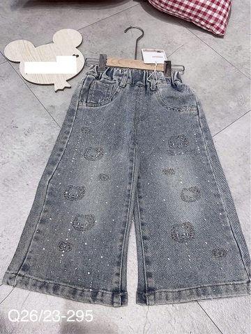 KB - Quần Jean xuông Hello Kitty(90-130)