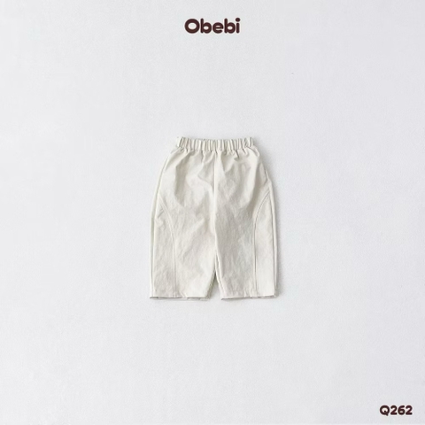 OBEBI - Quần gió phối cong OBEBI(73-120)