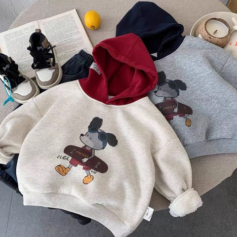 BK - Áo Hoodie nỉ cún(90-140)