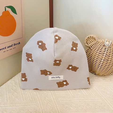 BK - Mũ cotton Gấu nhỏ(S,L)