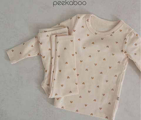 PEEKABOO Bộ rời tim DAL CONG(XS-XL)