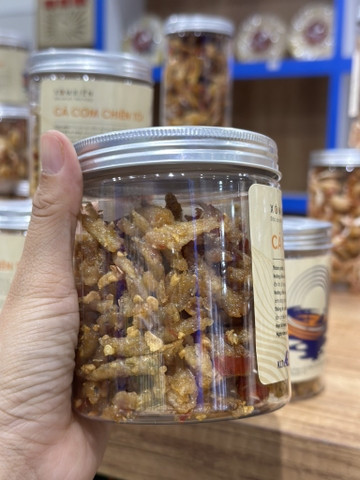 (160GR) CÁ CƠM CHIÊN TỎI