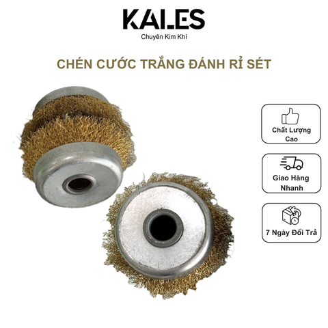 Chén Cước Trắng Đánh Sét Rỉ  - 100mm | KALES Kim Khí