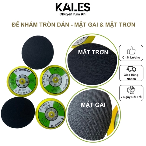 Đế Nhám Tròn Dán - Mặt Gai Và Mặt Trơn  | KALES