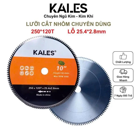 Lưỡi Cắt Nhôm Hợp Kim 205mm & 305*120T Chuyên Dùng | KALES